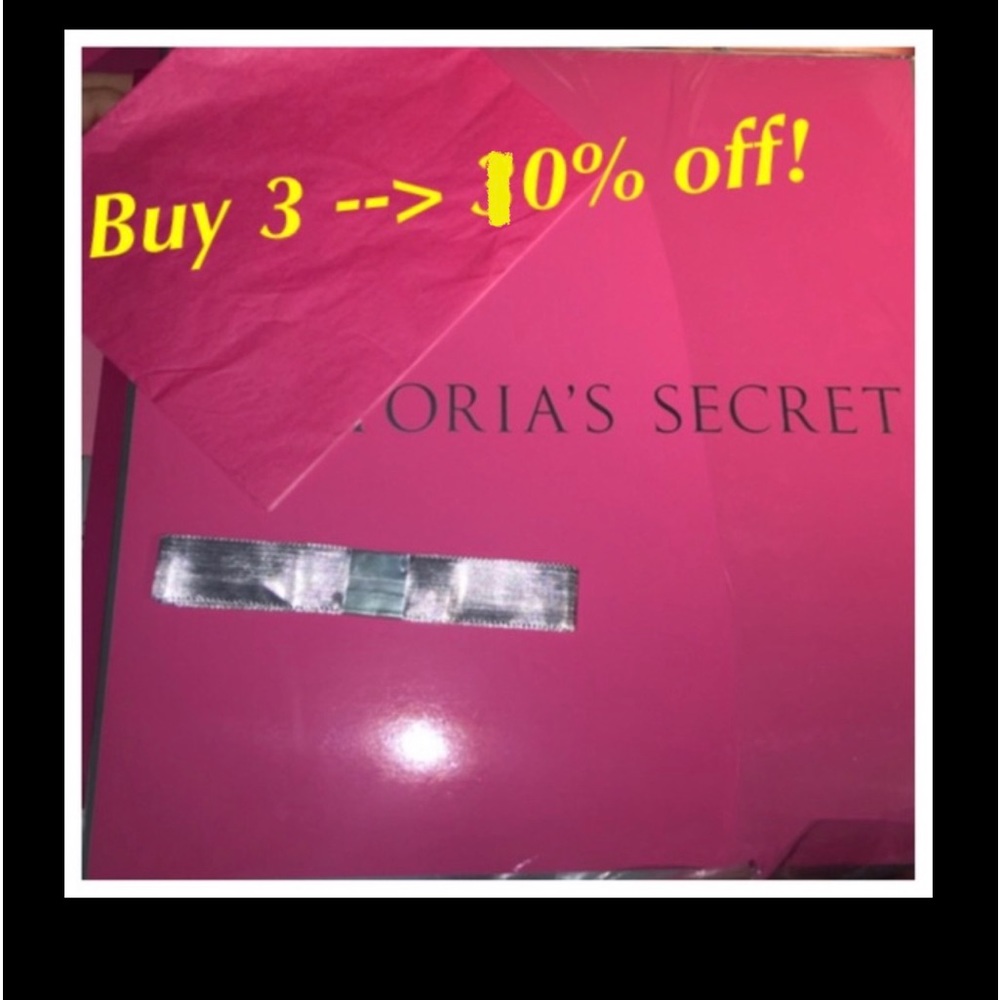 Victoria's Secret VINTAGE Gift Box Tissue Bow Set